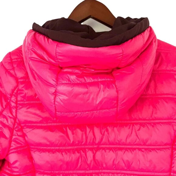 NWT Cole Haan Women's Zerogrand Warm Reversible Pinot-Pink Hooded Jacket Size XS - Picture 6 of 12